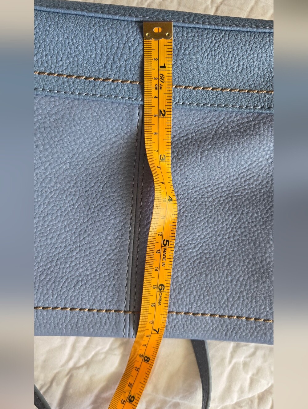 The Sak Light Blue Pebbled Leather Crossbody Bag - Picture 13 of 13